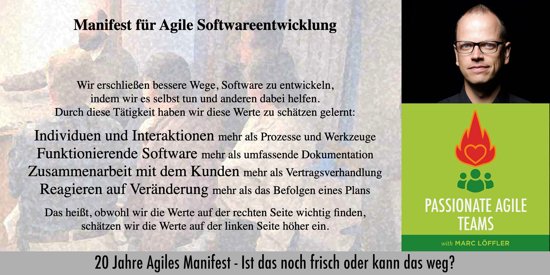 Manifest für agile Softwareentwicklung